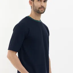RARE RABBIT Men Adiso Oversized s Cotton T-Shirt image 3