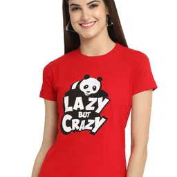 Fabflee Pack Of 4 Typography Printed Cotton T-shirts image 3