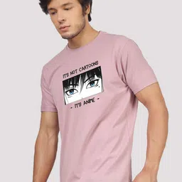 Greylongg Men Graphic Printed Round Neck T-shirt image 2