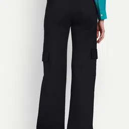 Next One Women Smart Loose Fit High-Rise Easy Wash Cargos image 4