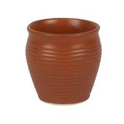 CDI Brown 6 Pieces Ceramic Glossy Kulladhs 150ml each image 3