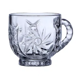 ceradeco Adults Set of 6 Transparent Solid Glass image 3