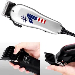 MSD P Corded Waterproof Beard Mustache Trimmer 9W Hair Clipper Electric Razor Fully Waterproof Grooming Kit 0 min Runtime 4 Length Settings image 3