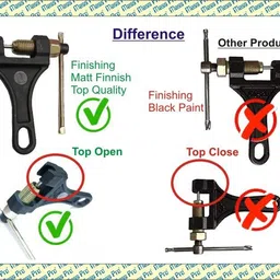 mass pro 1x Chain Link Remover Splitter Kit Cutter Tool Motorcycle Breaker Removal Repair Tool Set Chain Tool Single Sided Speciality image 2