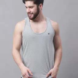 friskers Men Pack of 2 Scoop-Neck Sleeveless Vests image 3