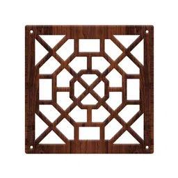 olive tree Walnut Engineered Wood Hanging Room Dividers image 3