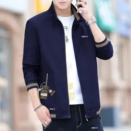 futse peno Men Colorblock Casual Jacket image 4