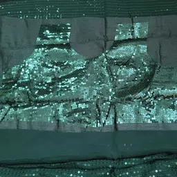 shree shubh enterprise Embellished, Embroidered, Self Design Bollywood Georgette Saree image 4