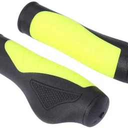 Cycle Handlebar Grip(1 Pair) Non Toxic Anti-Slip Standard Size Colored Cycle grip Bicycle Handle Grip-image-0