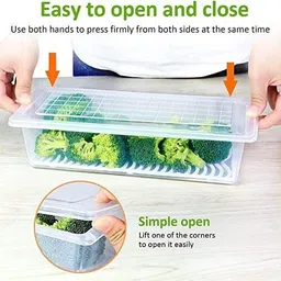 airomoon Plastic Fridge Container - 1500 ml image 4