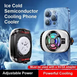 PAPLAJ ENTERPRISES Ultra-Fast Phone Cooler with RGB for Long Game Play 1 Fan Cooling Pad image 2