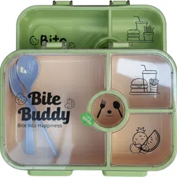 andmcartel Lunch Box with Spoons, BPA-Free Food Grade Material, Insulated Container (green) 3 Containers Lunch Box-picture-10