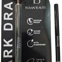Dark Drama Retractable Black Kajal Pen | Smudge & Waterproof-image-0