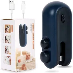 pluthera Portable Mni Heat Sealing Machine With Cutter For Snacks, Bags & Food Packets Hand Held Heat Sealer image 2