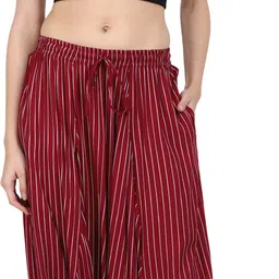 fashion passion india Striped Rayon Women Harem Pants-picture-28