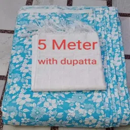 hasan textlie Unstitched Cotton Blend Suit Fabric Floral Print-picture-12