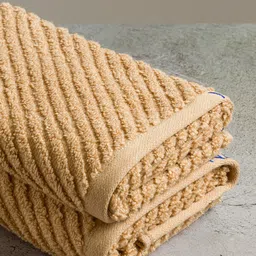 Nautica Set Of 2 Solid 600 GSM Pure Cotton Brown Face Towels Set image 4