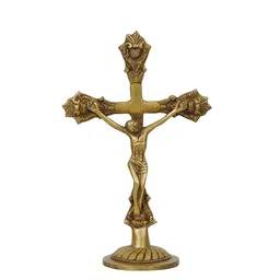 eCraftIndia Gold-Toned Jesus Christ Showpiece image 3