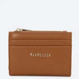 van heusen Women Brown Genuine Leather Wallet image 3