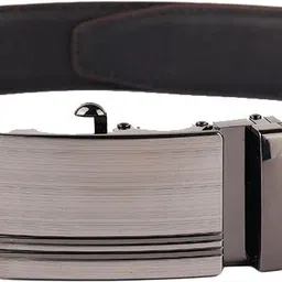 zevora Men Formal, Casual Brown Genuine Leather Belt image 3