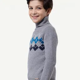 One Friday Boys Abstract Printed Pullover Sweater image 5