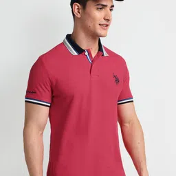 U.S. Polo Assn. Denim Co. Short Sleeves Cotton Polo Collar Slim Fit T-shirt image 2