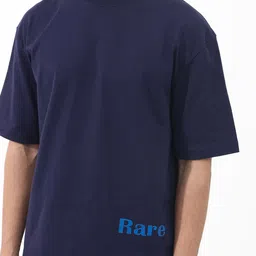 RARE RABBIT Men Meta Oversized Printed T-Shirt image 3