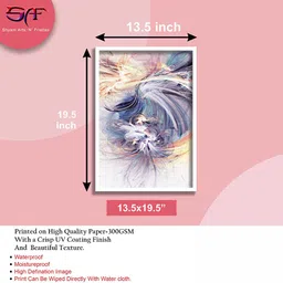 SAF White & Blue Digital Reprint Wall Art image 3