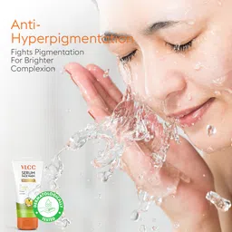 VLCC Bright Glow Serum Face Wash with Vitamin C Serum & Meyer Lemon - 100ml image 2