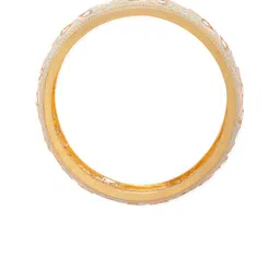 Rubans Set Of 2 22K Gold-Plated Kundan-Studded Bangles image 3
