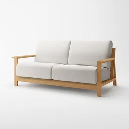 muji Sofa Wooden Frame image 3