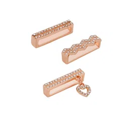 JOKER & WITCH Women Set Of 3 Stone-Studded Watch Charms image 3