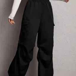 clothcraftersco Women Solid Black Track Pants-picture-16