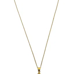 JEWEL WORLD Set Of 3 Gold-Plated Stone Studded Minimal Chains image 3