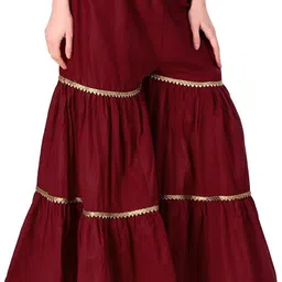 fheo Women Regular Fit Multicolor Viscose Rayon Trousers image 3