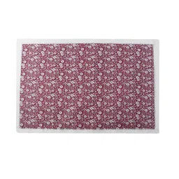 Dakshya Industries Rust-Colored & White Floral Printed 6-Seater Table Cover image 2