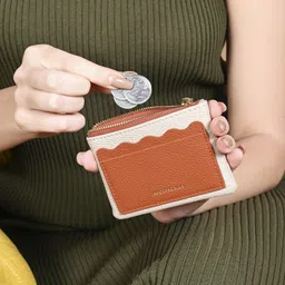 accessorize london Women Casual Orange Artificial Leather Wallet image 3