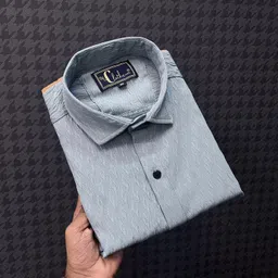 abizzstore retails surat Men Regular Fit Self Design Button Down Collar Casual Shirt image 2