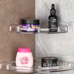 appgen Containers Kitchen Rack New Quality Corner Set of 3 pcs (Size :- 7X9" , 9X12" , 12X15" inches) Plastic image 2