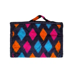 Kuber Industries Blue & Pink Printed Jewellery Organiser image 4