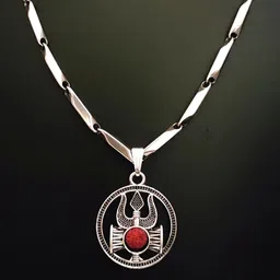 Minprice Silver-Plated Contemporary Stainless Steel Pendants with Chains image 2