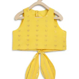 Tiber Taber Girls Embroidered Ready to Wear Lehenga & Blouse With Dupatta image 5