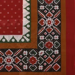 ERISHA Women Black Ethnic Motifs Printed Pure Cotton Kurta with Trousers & With Dupatta image 4