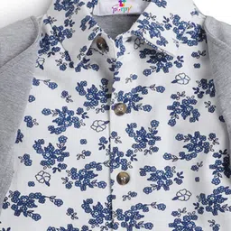 Porpy Unisex Kids Shirt with Trousers with Red Bow image 3