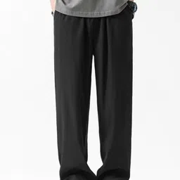 dockstreet Men Striped Black Track Pants-picture-11