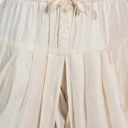 KISAH Men Olive Green Striped Kurta With Patiala Set image 2