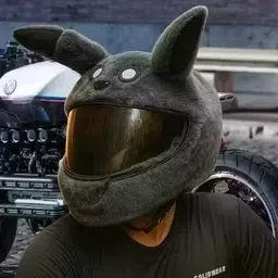 kidsberry PikaRider X-YELLOW Edition — Electric Plush Motorcycle Helmet Cover - 25 cm-picture-35