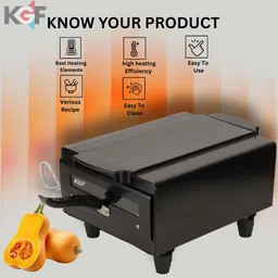 kgf 14 Inch 2000W Home Grill Oven with Stainless Steel Heating Element for Kitchen Electric Tandoor image 3