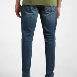 Jack & Jones Men Slim Fit Low-Rise Clean Look Light Fade Stretchable Jeans image 5