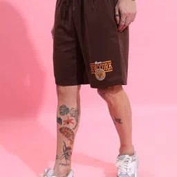 HIGHLANDER Men Mid Rise Sports Popcorn Structured Shorts image 4